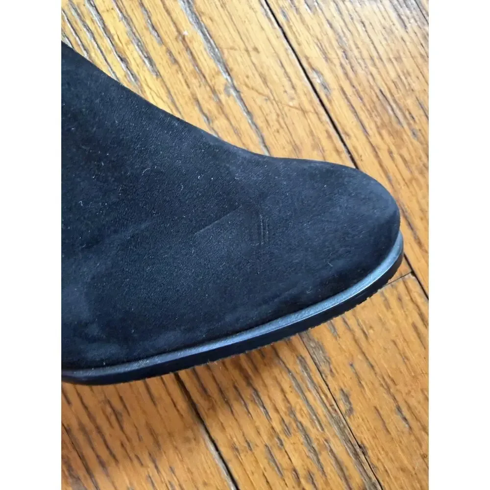 Womens Stuart Weitzman Over the Knee Boots Sz 5 Black Suede